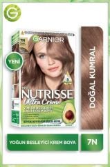 Garnier Nutrisse Yoğun Besleyici Kalıcı Krem Saç Boyası - 7N Doğal Kumral
