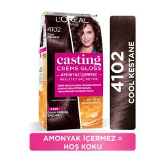L'Oreal Paris Casting Creme Gloss Saç Boyası 4102 Cool Kestane