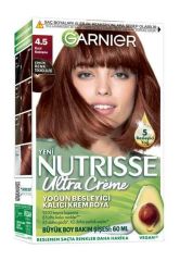 Garnier Nutrisse Yoğun Besleyici Kalıcı Krem Saç Boyası - 4.5 Kızıl Kestane
