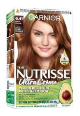 Garnier Nutrisse Yoğun Besleyici Kalıcı Krem Saç Boyası - 6.41 Bakır Kumral