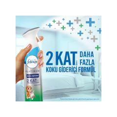 Febreze Platinum Hava Ferahlatıcı Sprey Oda Kokusu Evcil Hayvan 300 ml