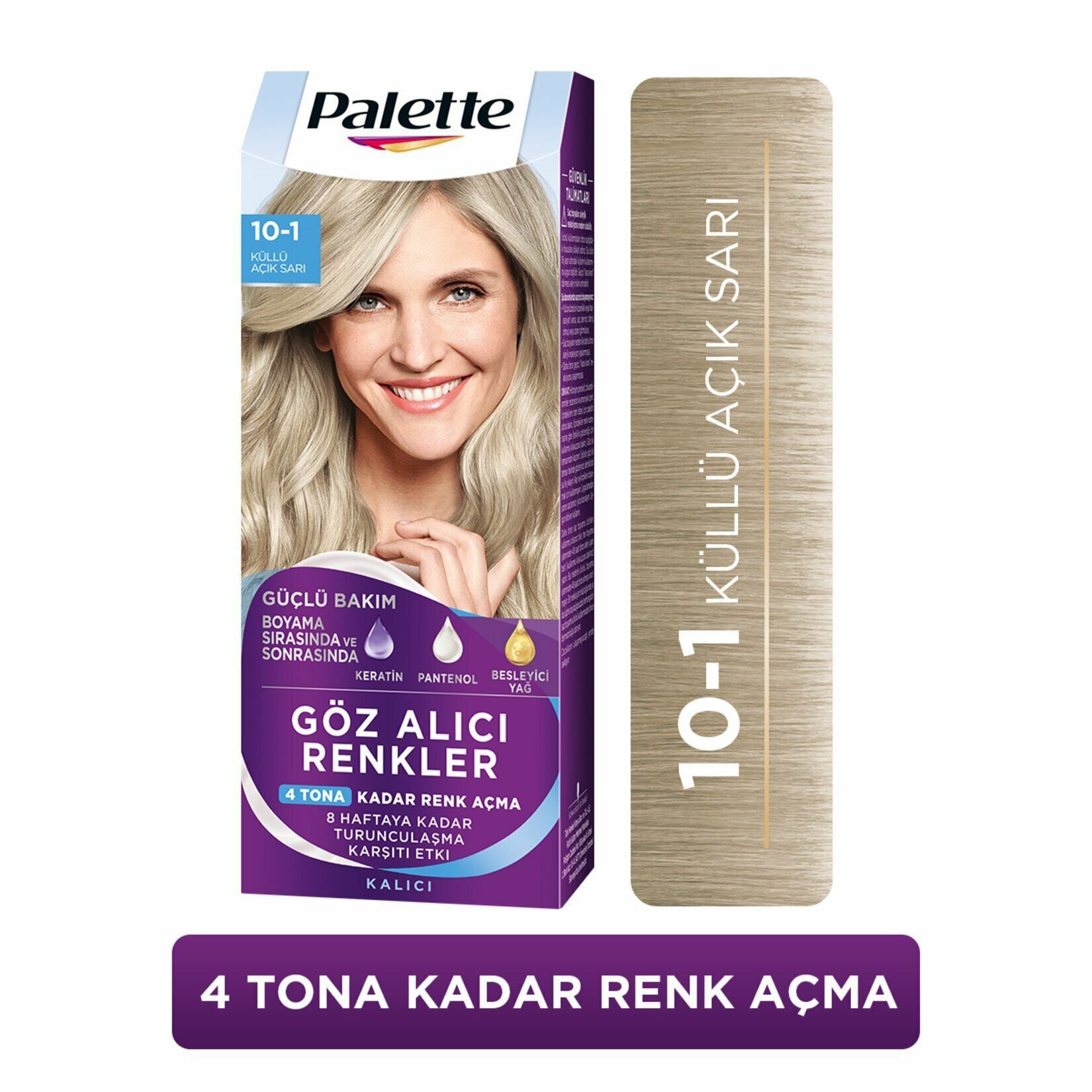 Palette Göz Alıcı Renkler 10-1 - Küllü Açık Sarı