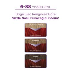 Palette Göz Alıcı Renkler 6-88 - Yoğun Kızıl