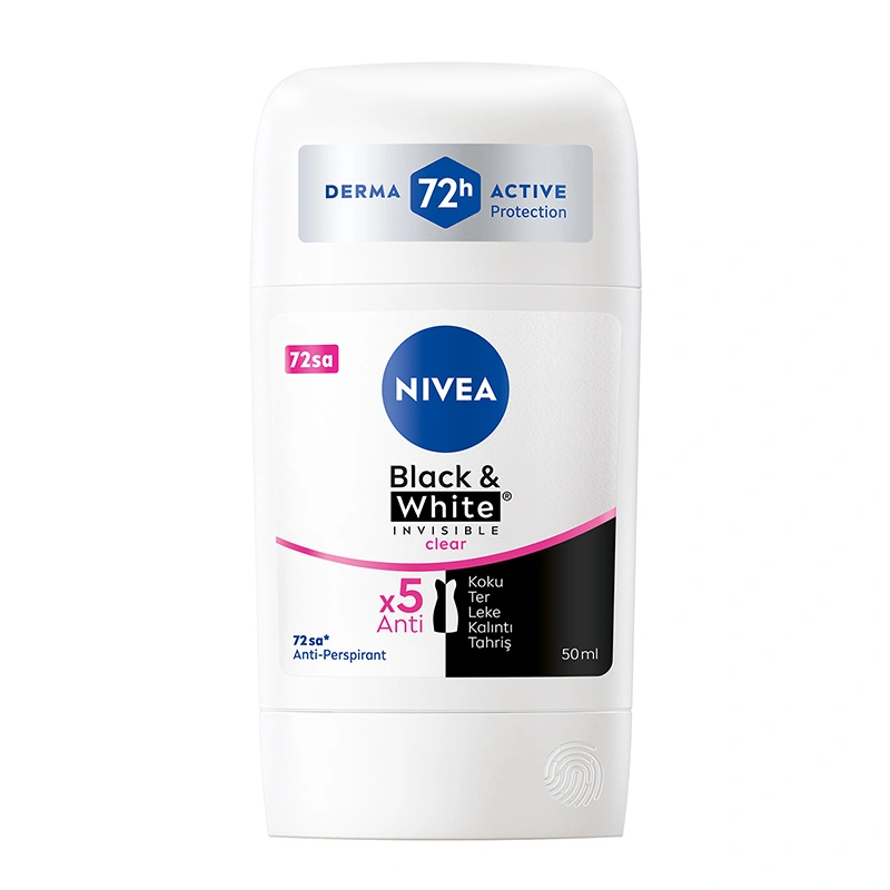 Nivea Kadın Stick Deodorant Black & White Clear 50 ml