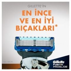 Gillette Fusion ProGlide Yedek Tıraş Bıçağı 4'lü
