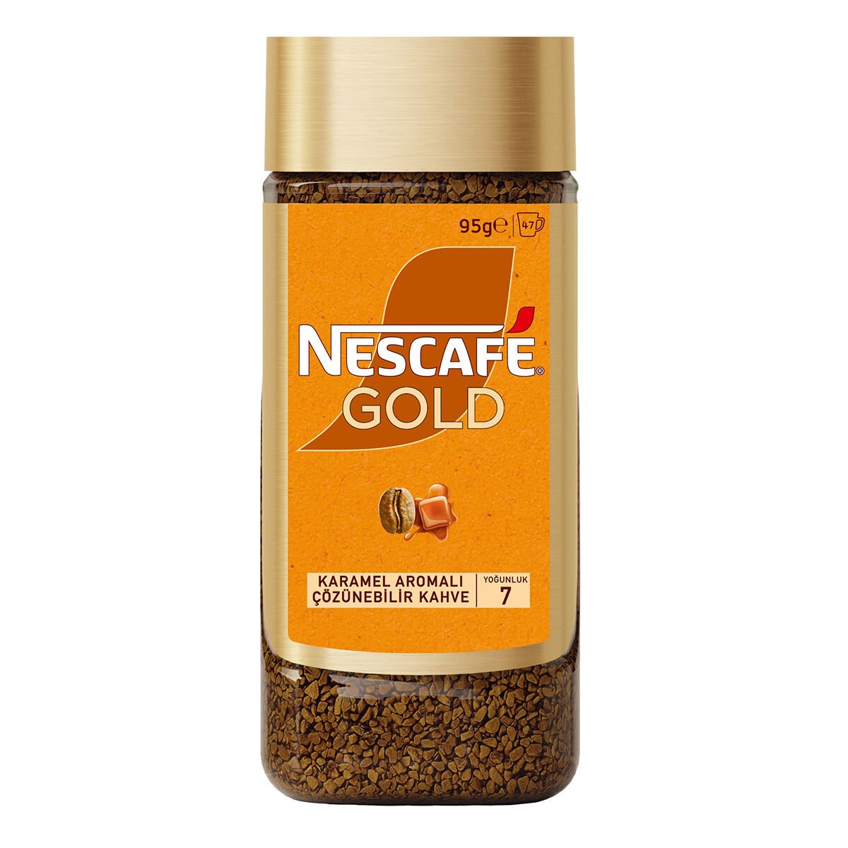 Nescafé Gold Karamel Aromalı Kavanoz 95 G