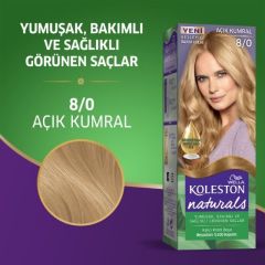Koleston Naturals Açık Kumral Saç Boyası 8-0