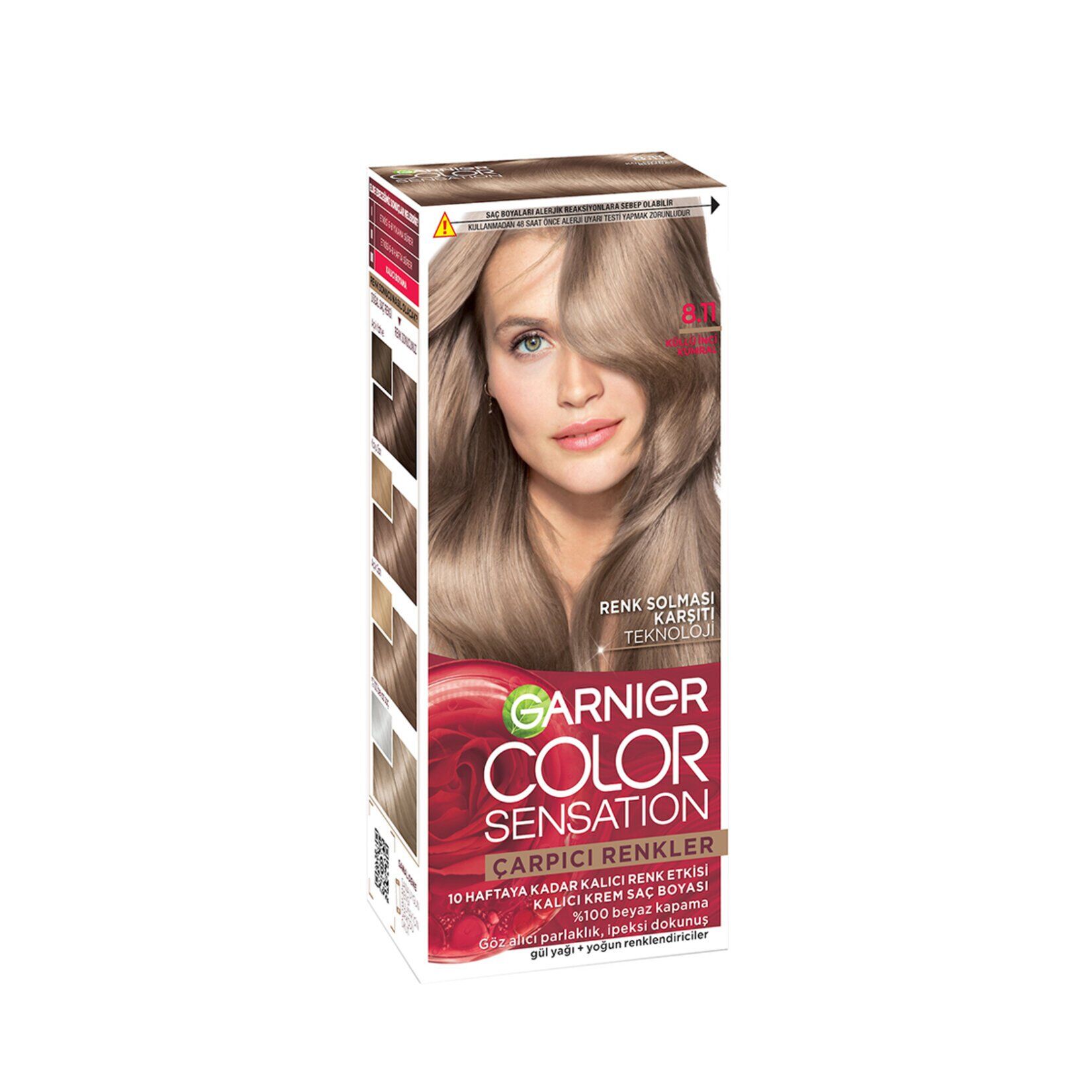 Garnier Çarpıcı Renkler 8.11 Küllü İnci Kumral