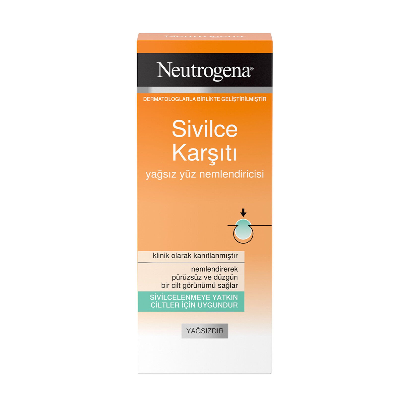 Neutrogena Sivilce Karşıtı Yağsız Yüz Nemlendiricisi 50 ml