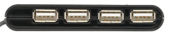 Trust 14591 Vecco 4 Port USB 2.0 Mini Hub - Siyah