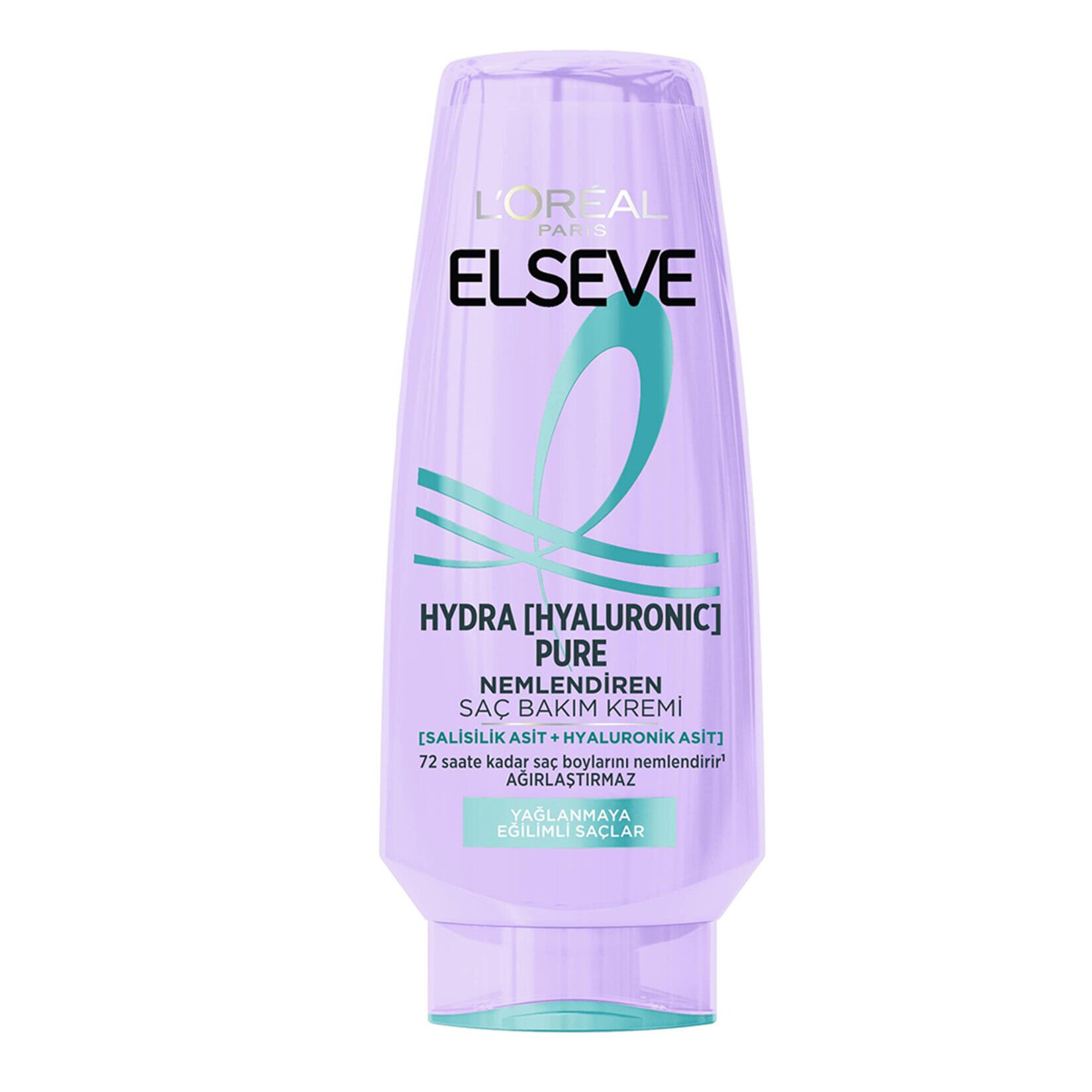 L'Oréal Paris Elseve Hydra [Hyaluronic] Pure Salisilik Asit içeren Yağlanma Karşıtı Nemlendirici Saç Kremi 250 ml
