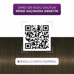Palette Göz Alıcı Renkler 6-1 Küllü Koyu Kumral