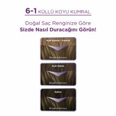 Palette Göz Alıcı Renkler 6-1 Küllü Koyu Kumral