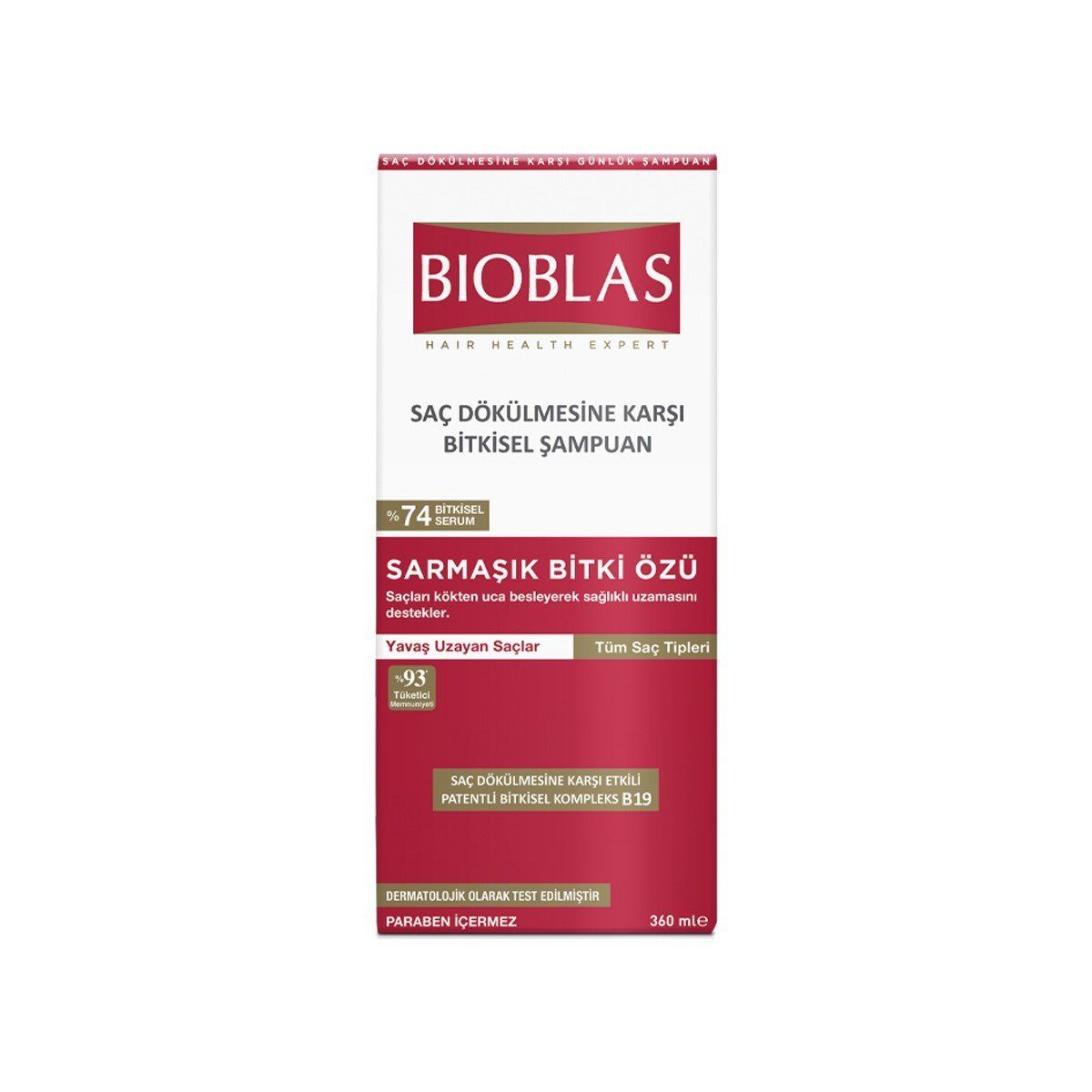 Bioblas Şampuan Yavaş Uzayan Saçlar Şampuan 360 ml