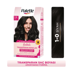 Palette Işıltılı Transparan Renkler Siyah 1-0