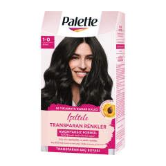 Palette Işıltılı Transparan Renkler Siyah 1-0