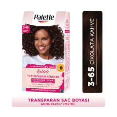Palette Işıltılı Transparan Renkler Çikolata Kahve 3-65