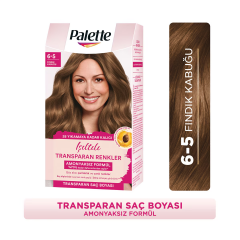 Palette Işıltılı Transparan Renkler Fındık Kumral 6-5