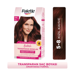 Palette Işıltılı Transparan Renkler Kızıl Kahve 5-8