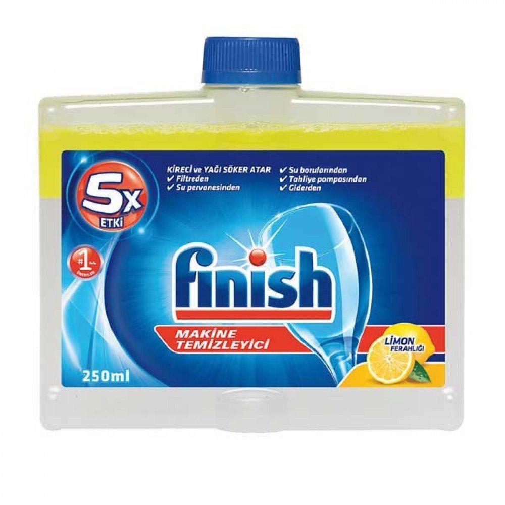 Finish Bulaşık Makinesi Temizleyici Sıvı 250 ml Limon