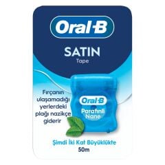 Oral-B Satin Tape Diş İpi Nane Aroması 50 m