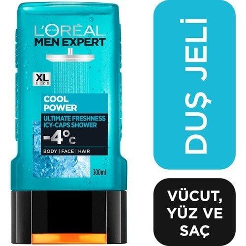 L'Oréal Paris Men Expert Cool Power Buz Ferahlığında Duş Jeli 300 ml