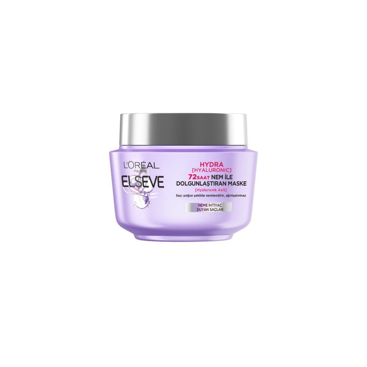 L'Oréal Paris Elseve Hydra [Hyaluronic] 72 Saat Nem ile Dolgunlaştıran Maske 300 ml