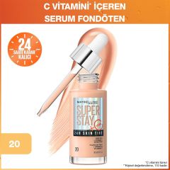 Maybelline Fondöten Superstay Glow Tint 20