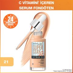Maybelline Fondöten Superstay Glow Tint 21