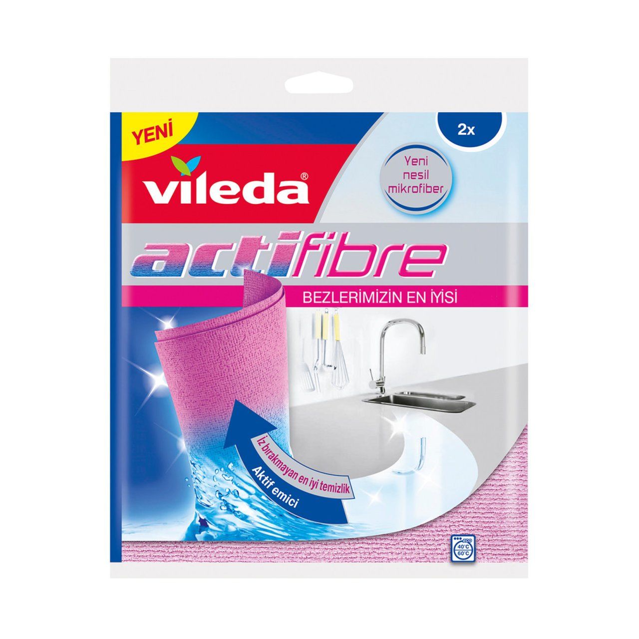 Vileda Bezlerin En İyisi Actifibre Bez 2'li