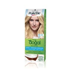 Palette Kalıcı Doğal Renkler Saç Boyası 10-0 Açık Sarı