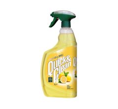 Quick & Clean Limon Yağı & Sirkeli Çok Amaçlı Yüzey Temizleyici 1 Lt