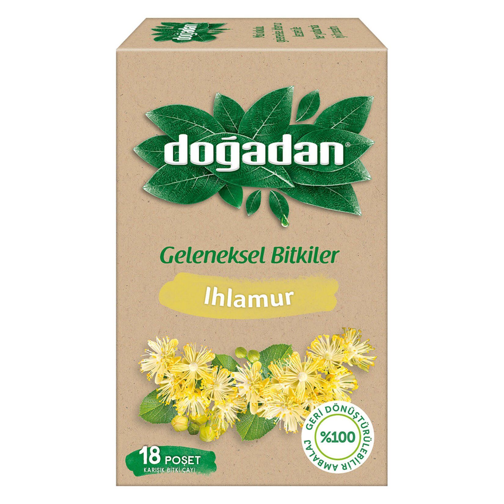 Doğadan Ihlamurlu Karışık Bitki Çayı 18'li 29 gr