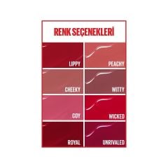 Maybelline Super Stay Vinyl Ink Uzun Süre Kalıcı Likit Parlak Ruj 20 Coy