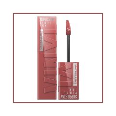 Maybelline Super Stay Vinyl Ink Uzun Süre Kalıcı Likit Parlak Ruj 35 Cheeky