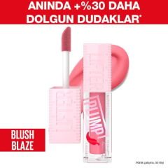 Maybelline New York Lifter Plump Dudak Parlatıcısı 001 Blush Blaze