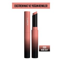 Maybelline New York Color Sensational Ultimatte Mat Ruj- 699 More Buff