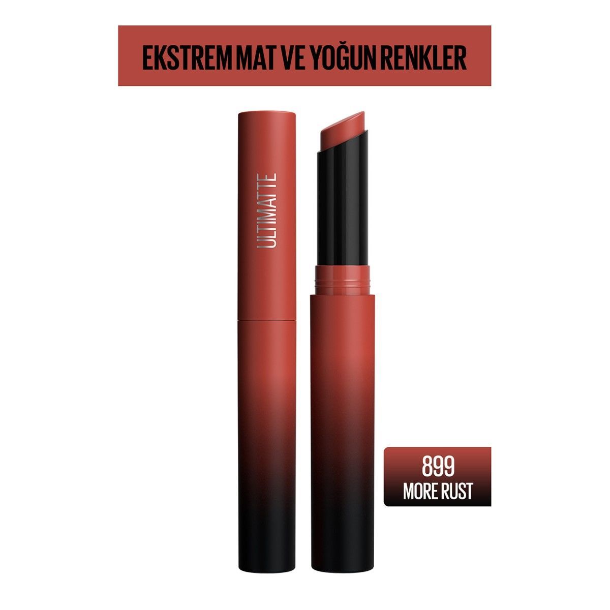 Maybelline New York Color Sensational Ultimatte Mat Ruj- 899 More Rust