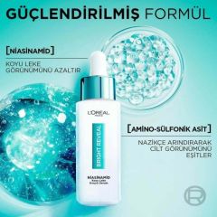 L'Oréal Paris Bright Reveal Sivilce, Güneş, Yaşlanma Lekelerinde Etkili Koyu Leke Karşıtı Serum 10% Niasinamid 30 ml