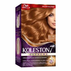 Wella Koleston Supreme Saç Boyası 8/74 Gizemli Kahve