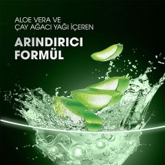 Clear Women Kepeğe Karşı Etkili Şampuan Bitkisel Sentez Aloe Vera & Çay Ağacı Yağı 350 ml