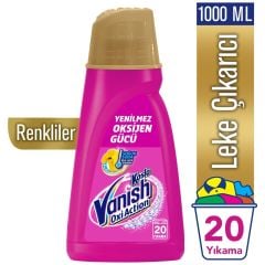 Vanish Kosla Oxi Action Gold Sıvı Leke Çıkarıcı 1000 ml Renkliler İçin