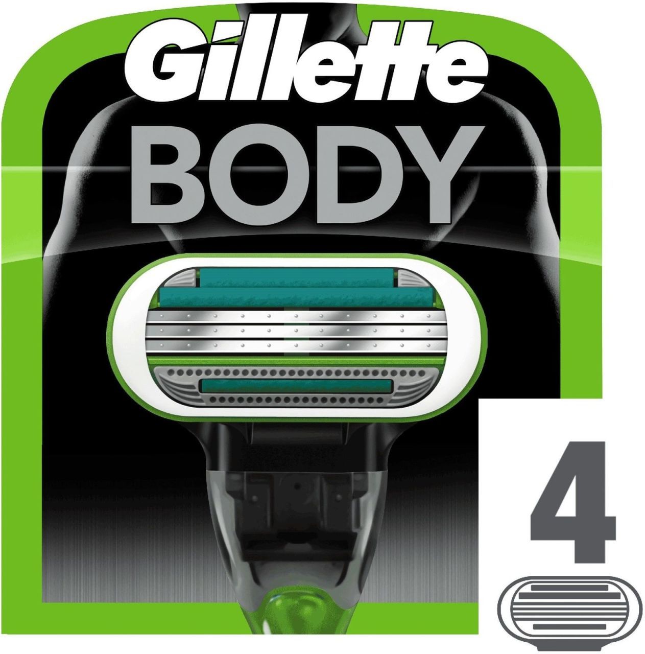 Gillette Body Vücut için Tıraş Bıçağı 4'lü