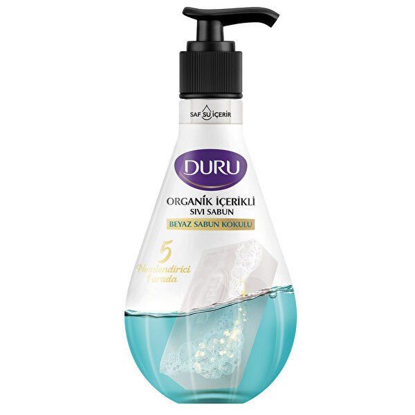 Duru Organik İçerikli Beyaz Sabun Kokulu Sıvı Sabun 500 ml