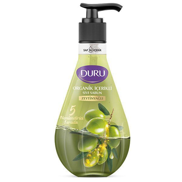 Duru Organik İçerikli Zeytinyağlı Sıvı Sabun 500 ml