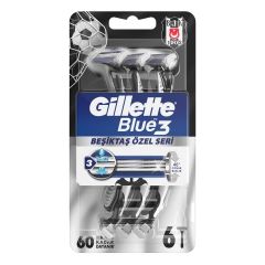 Gillette Blue3 6'lı Beşiktaş Taraftar Paketi