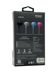 Syrox SYR-K8 Renkli Lüx Mikrofonlu Kulaklık - Kırmızı