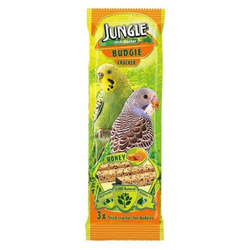 Jungle Ballı Muhabbet Kuşu Krakeri 3'lü