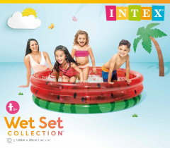 Intex 58448 Karpuz Desenli Şişme Çocuk Havuzu 168x38 Cm
