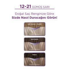 Palette Göz Alıcı Renkler 12-21 - Gümüş Sarı